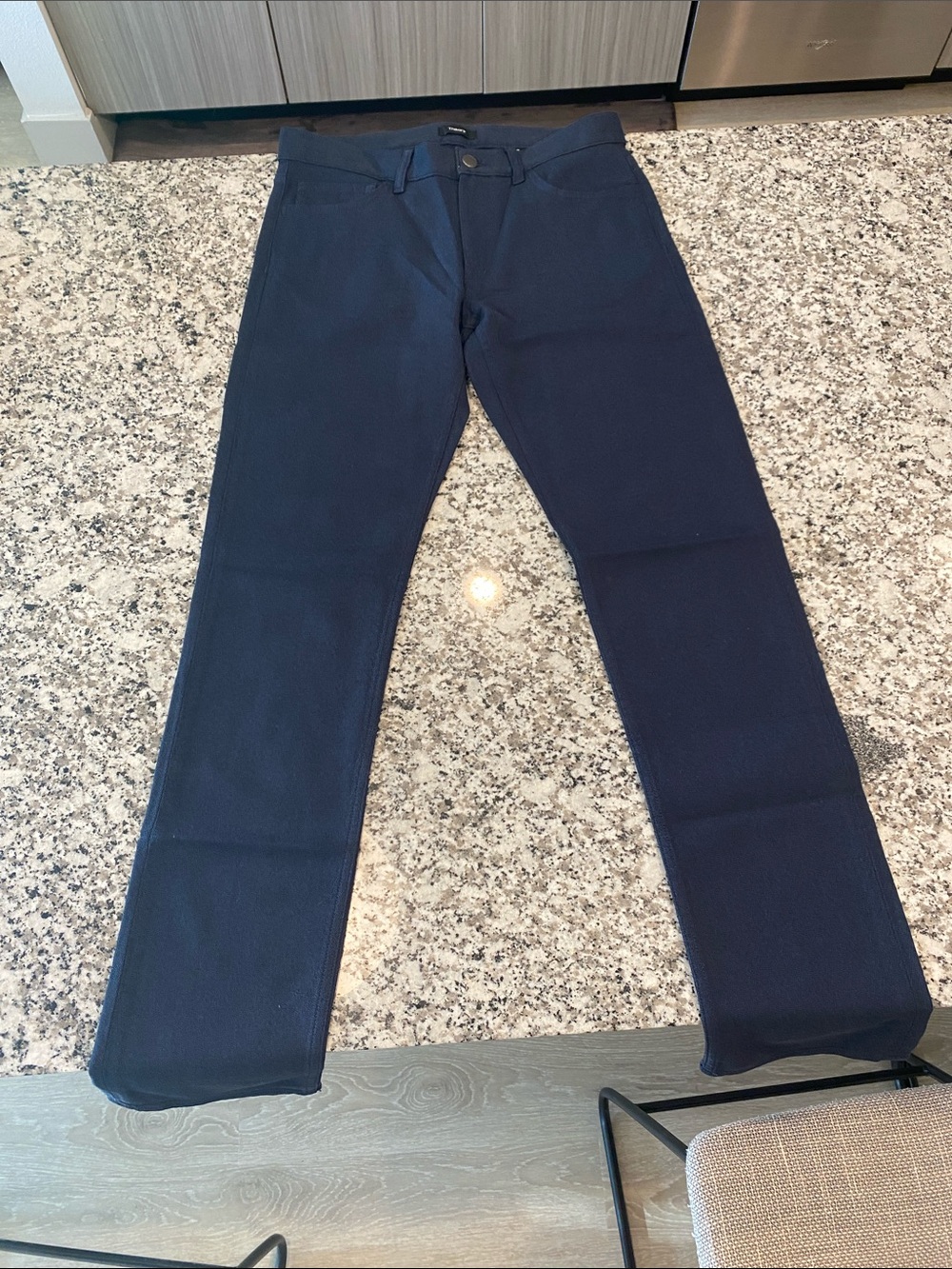 Men's Navy Slim Straight Dress Pants THEORY Size 30/32 NWT